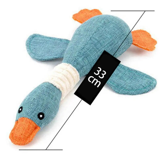 Squeaky Goose Chew Toy